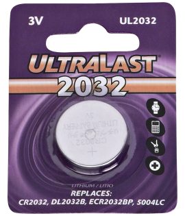 Ultralast 3V UL2032 Lithium Coin Cell Battery