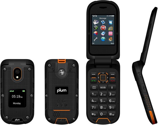 Plum Ram Plus (4G VoLTE) Rugged Water Proof Flip Phone - Image 3