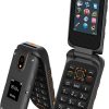 Plum Ram Plus (4G VoLTE) Rugged Water Proof Flip Phone