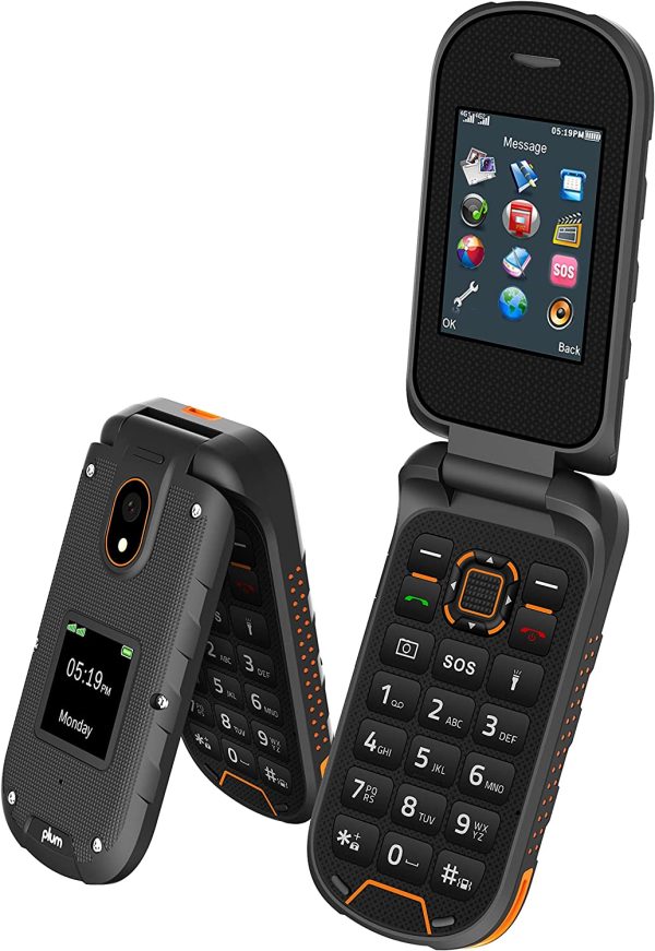 Plum Ram Plus (4G VoLTE) Rugged Water Proof Flip Phone